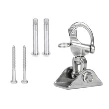 Сверхмощный качели гамак стул подвесной комплект пружинный поворотный крюк потолочное крепление