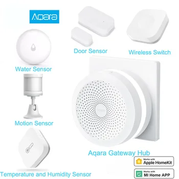 

Original Aqara Hub Gateway Smart Home Body Sensor Temperature Humidity Door Window Zigbee Smart Motion For Mijia Smart Home