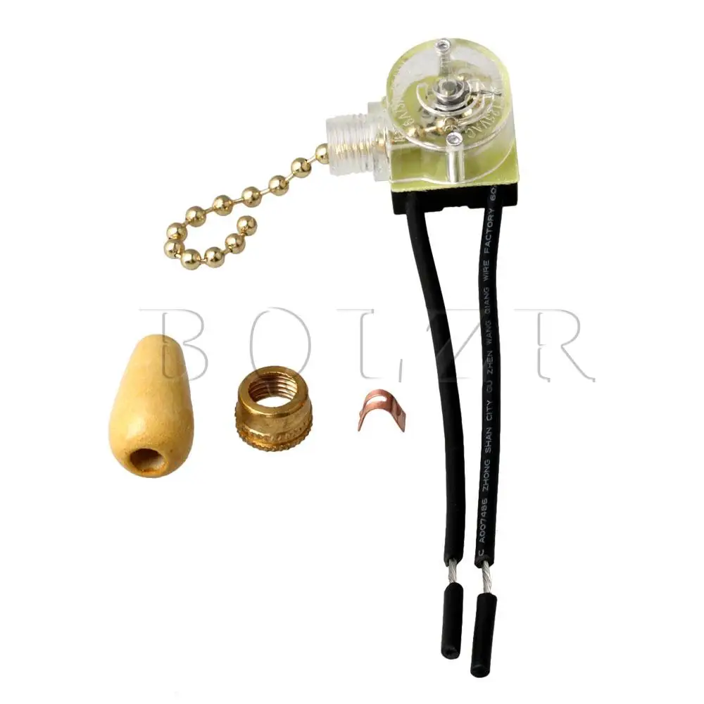 BQLZR Alloy Lamp Pull Chains Switchs On Off with Pull Chains Length 5cm