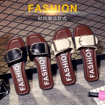 

Summer explosion models H belt sandals outdoor fashion wild flat with a PVC plastic slippers