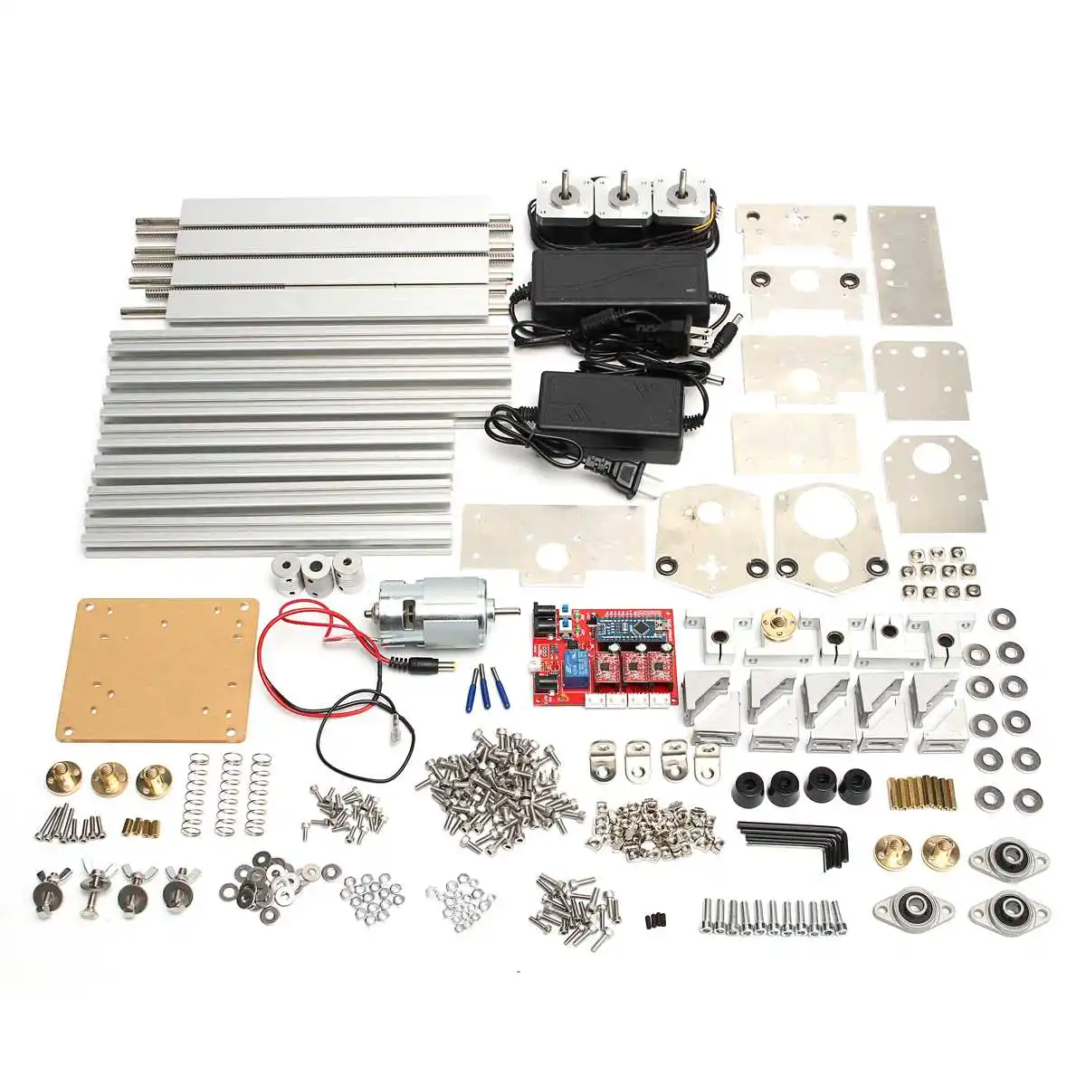 

High Quality CNC 3 Axis 2020 Router DIY Wood Engraving Carving PCB Milling Machine DIY GRBL Wood Router Laser Engraving