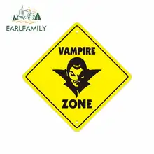 ^#Cheap EARLFAMILY 13cm x 13cm for Vampire Crossing Zone Funny Car Stickers Vinyl Sunscreen RV VAN Fine Decal JDM Car Accessories ^#Cheap EARLFAMILY 13cm x 13cm for Vampire Crossing Zone Funny Car Stickers Vinyl Sunscreen RV VAN Fine Decal JDM Car Accessories