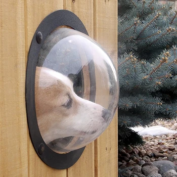 

Home Type Acrylic Pet Dog Fence Window Cats Dogs Peek Bubble Durable Dome Window Dog Threshold 2020 New Hot