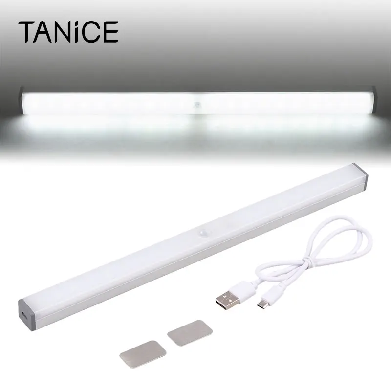 TANiCE USB Перезаряжаемый 20 светодиодный беспроводной светильник с датчиком