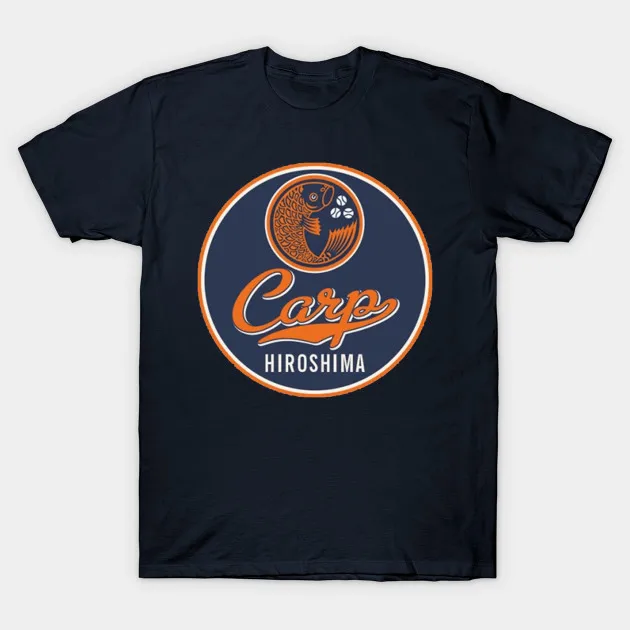 Men t-shirt Hiroshima Carp Retro JBL Logo tshirt Women t shirt | Мужская одежда