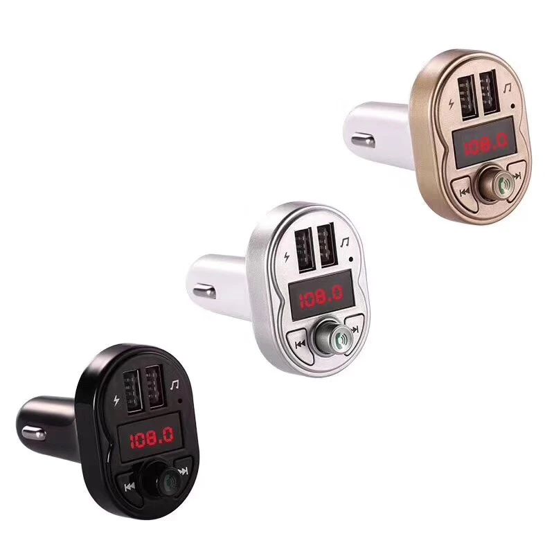 Автомобильный Bluetooth fm-передатчик A3, MP3 аудио плеер, автомобильный комплект, громкая связь, вызов, 5 В, 2.1A, двойное USB Автомобильное зарядное устройство, FM модулятор, FS