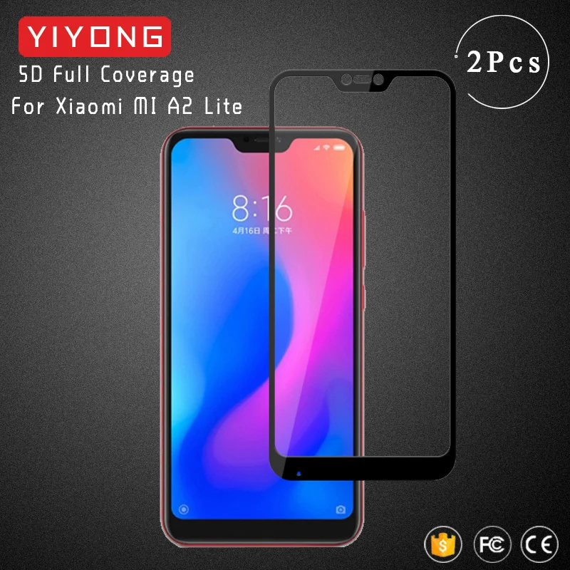 Стекло YIYONG 5D с полным покрытием для Xiaomi Mi A2 Lite закаленное стекло Xiomi A3 защитная