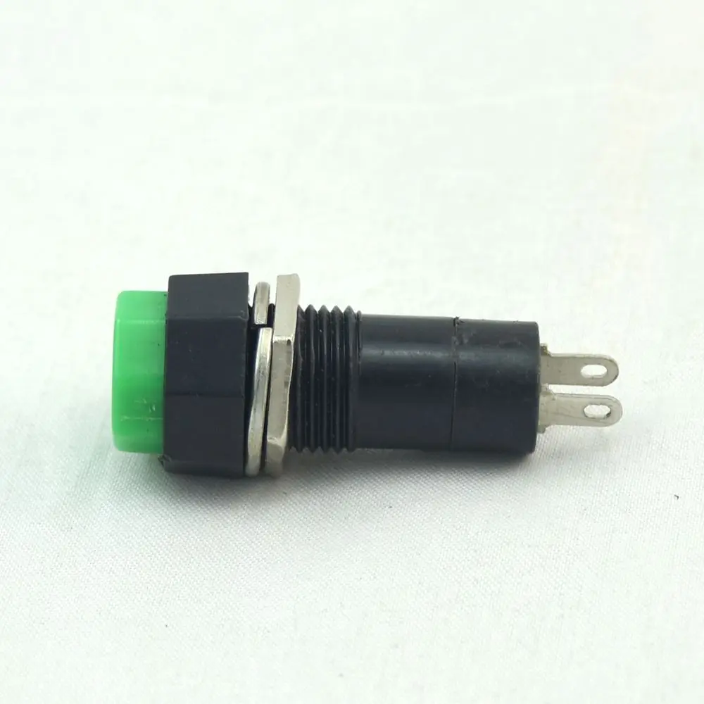 250V 3A рожок кнопочный переключатель 12 мм для части мотороллера головной свет 10 шт в упаковке