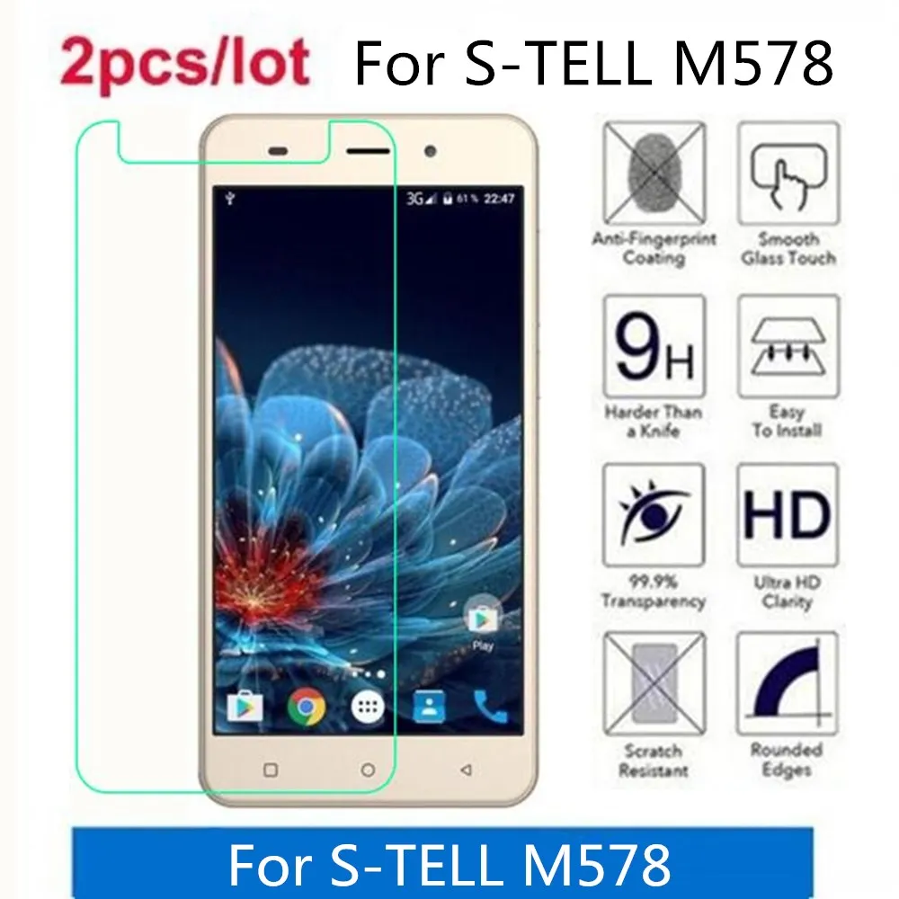 Закаленное стекло для S-TELL M578 9H 2.5D Премиум Защитная пленка экрана защитная |