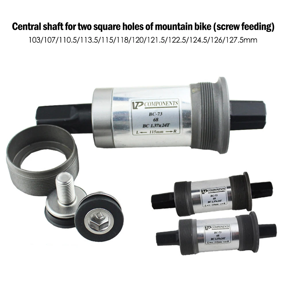 

Road Bike Sealed Square Taper Bottom Bracket 68mm12 Size Quare Hole Crank Axis bicycle parts for Square Tapered Spindle Crankset