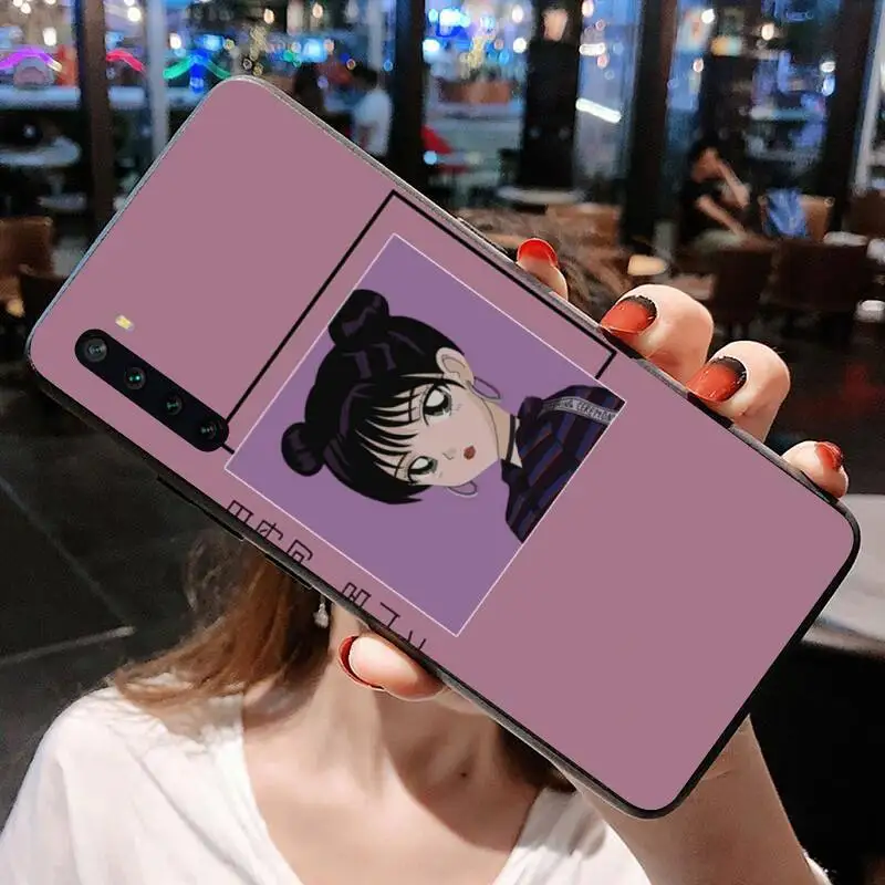 case for xiaomi Japanese anime Love Friend Phone Case for Xiaomi Mi Note 10 Lite Mi 9T Pro xiaomi 10 10 CC9 Pro 9SE xiaomi leather case chain Cases For Xiaomi