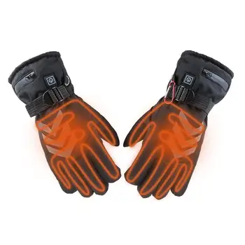 

Threes-peed Thermostat Electric Heating Reflective Gloves Lithium Battery Powered Electric Waterproof Insulated Heated Gloves