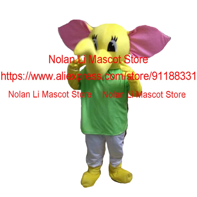 

Hot Sale Elephant Mascot Costume Fancy Dress Party Cartoon Set Cosplay Adult Size Halloween Christmas Gift 1171