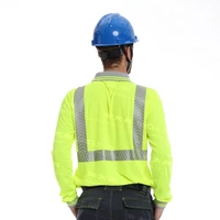 Men's Hi Vis Long Sleeve Safety Shirt
