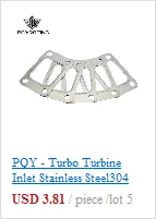 PQY-(5 шт./лот) T4 алюминиевый турбо зарядное устройство впускная заслонка коллектора сливная труба прокладка PQY4952