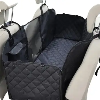 

Pet Dog Car Seat Cover Waterproof Pet Carrier Car Back Row Mat Pet Travel Seat Cover With Zipper Rear Seat Cushion With Zipper