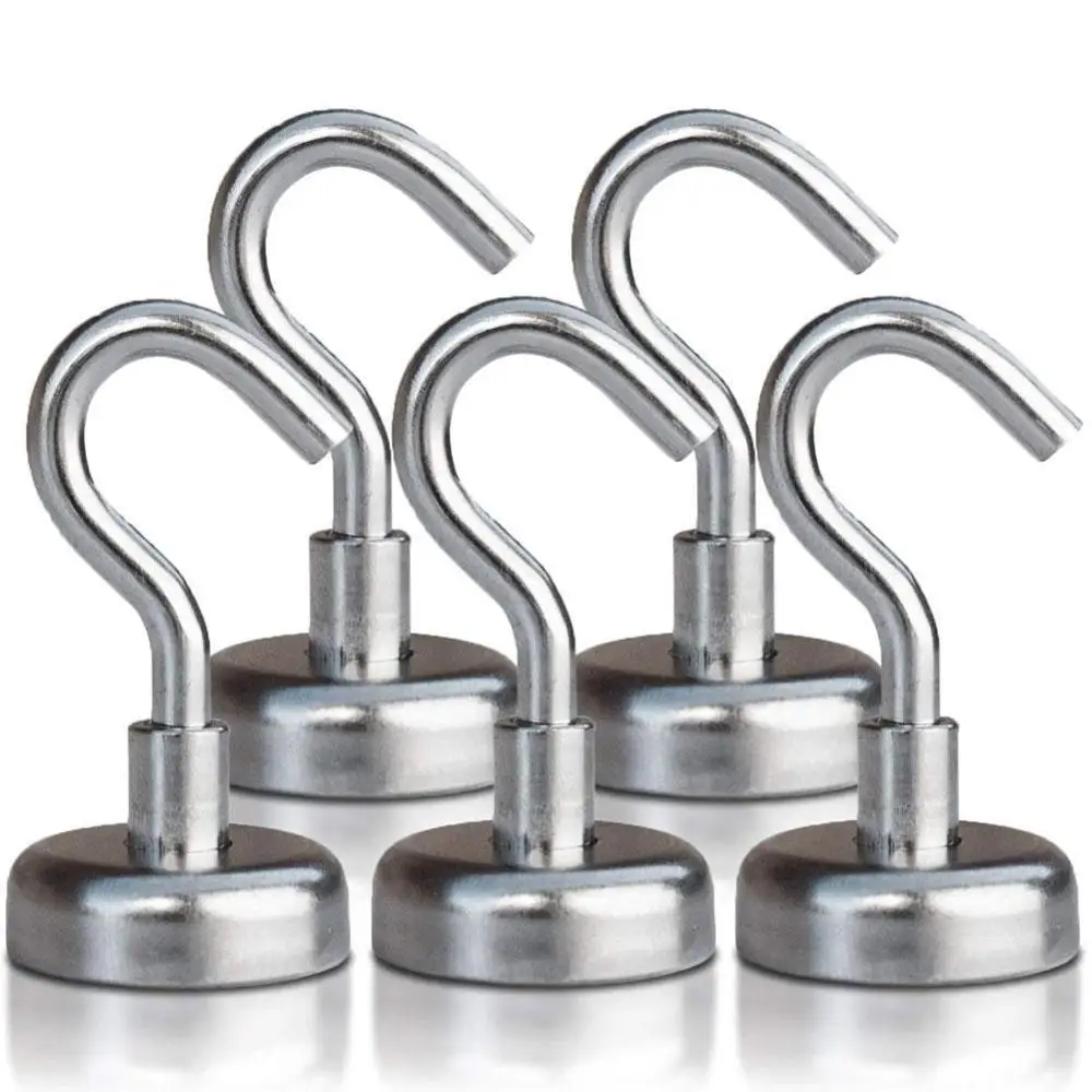 Super Strong Magnetic Hooks Hanger Magnets Linked Circular Hooks Kitchen Tools