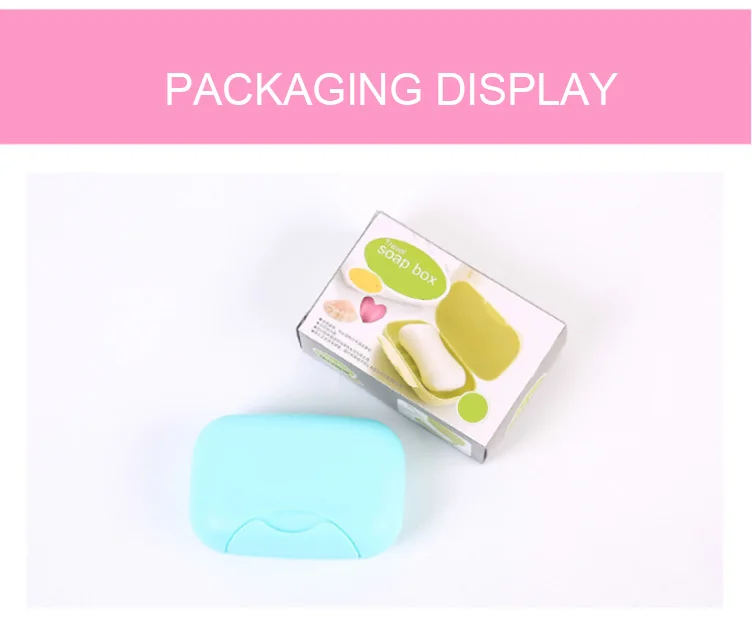 Travel Hiking Holder Container Soap Box for Bathroom Dish Home Shower Plate Case Multicolor Plastic Soap Box Dispenser Soap Rack