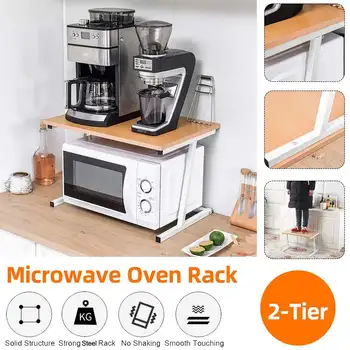 

Adjustable Thickened Microwave Oven Rack Kitchen Microwave Rack Rice Cooker Oven Storage Stand Kitchen Appliances Storage