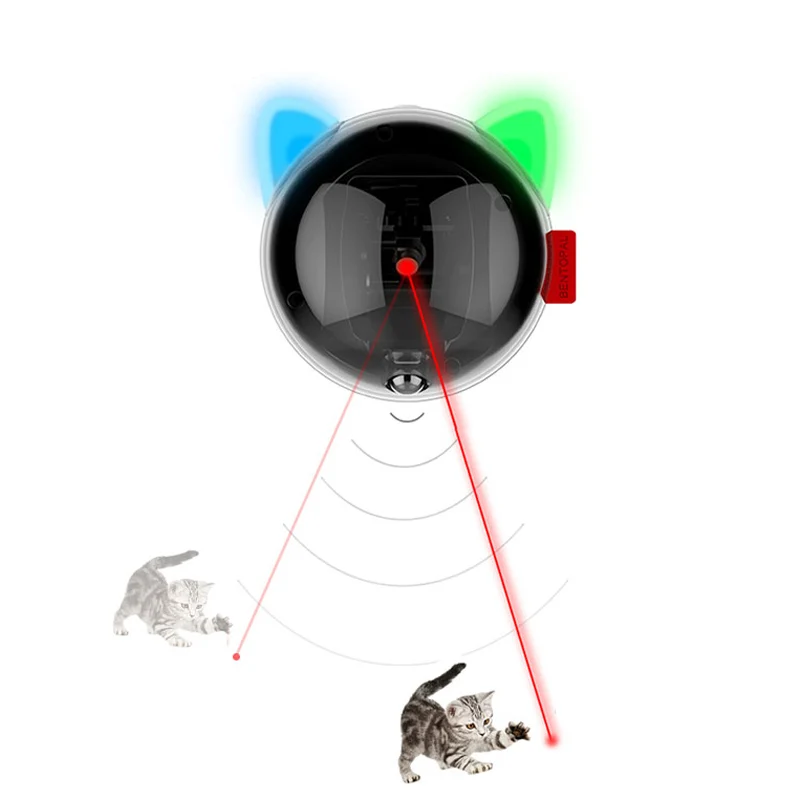 Invigorating Cat Laser Toy Automatic Smart Cat Led Light Interactive Electric Funny Teaser Toy Laser Dla Kota USB Rechargeable