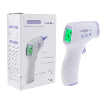 

Infrared Thermometer Digital Non Contact LCD Display with Backlight Portable Temperature Thermometer Measurement Instrument