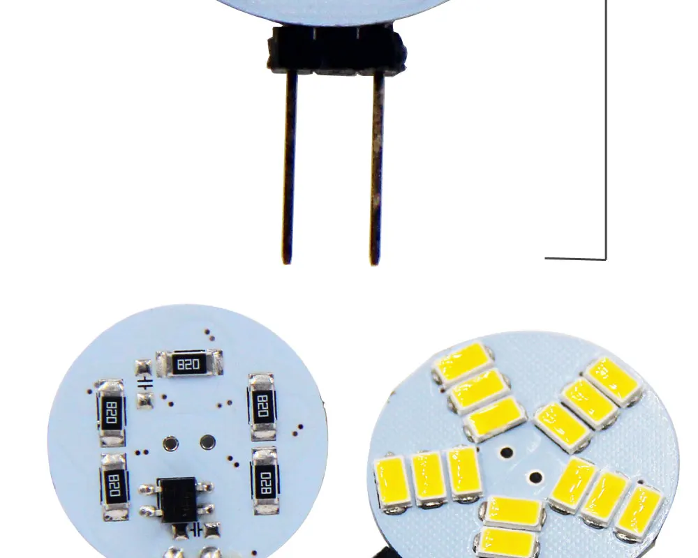 Светодиодный светильник G4 5730 SMD 2 Вт 3 Вт 5 Вт 12 В AC DC заменить галогенное освещение Прожектор