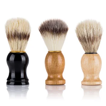 

Men's Beard Shaving Brush Barber Salon Men Facial Beard Cleaning Grooming Appliance Shave Tool Razor Brush with ABS Handle