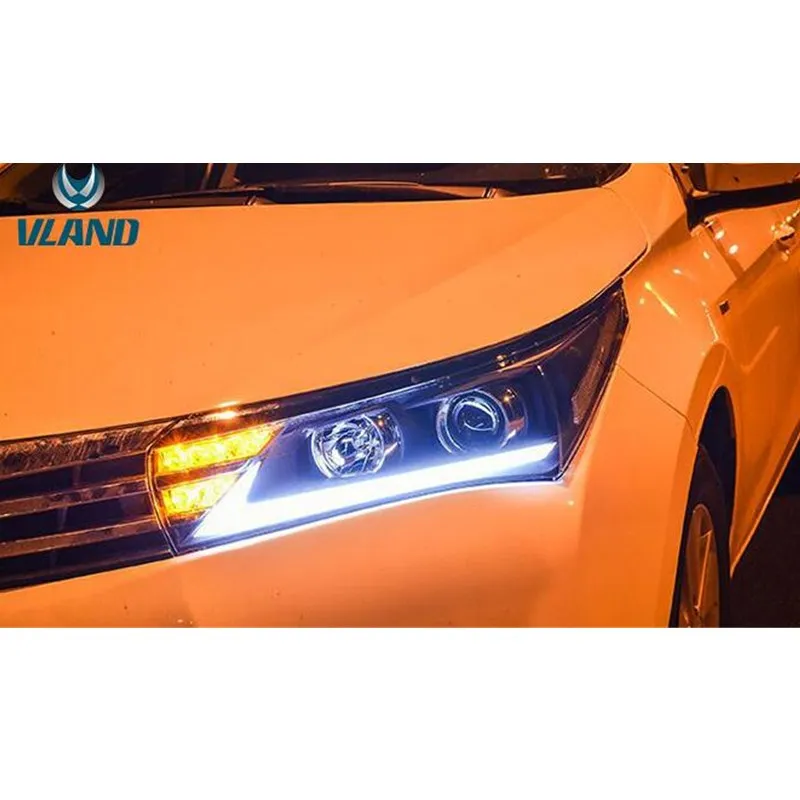 VLAND завод для автомобильных фар COROLLA светодиодный новый дизайн головная лампа 2014