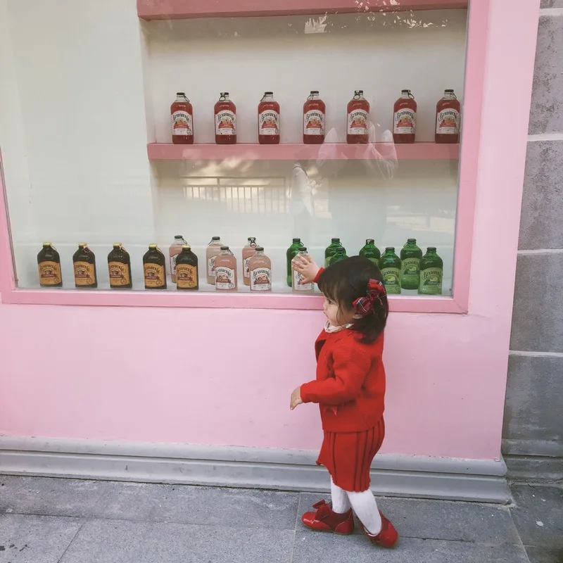 Детская вязаная хлопковая куртка + юбка в испанском стиле на зиму 2019 милый свитер