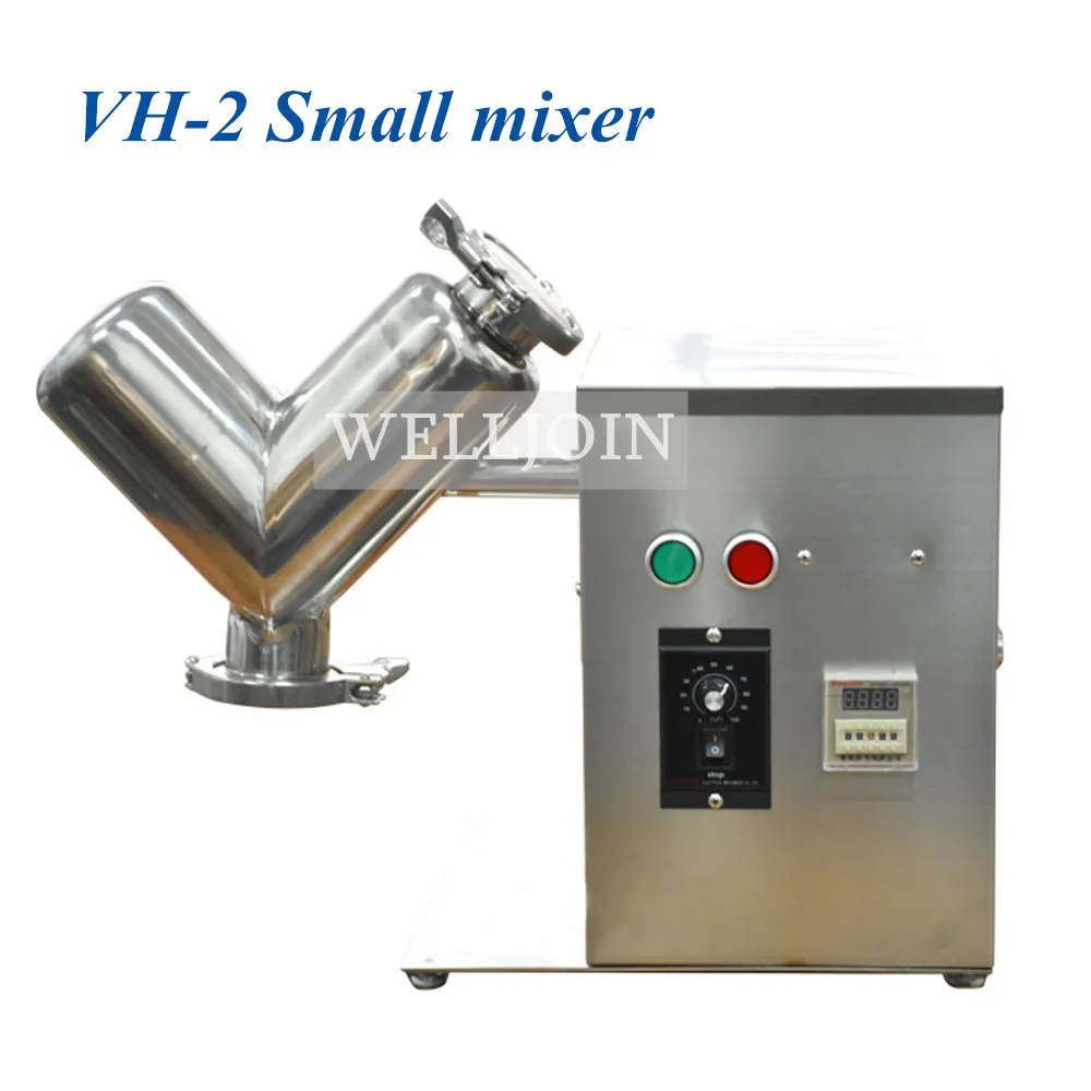 VH-2 2L small V Type Powder Mixer Mixing Machine blender for pharmaceutical food