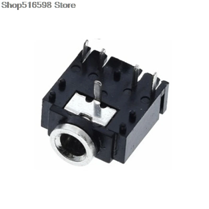 Presa Jack 3,5 Mm Femmina Da Pcb Connettore Jack Pcb Stereo 3,5 - Foto 4