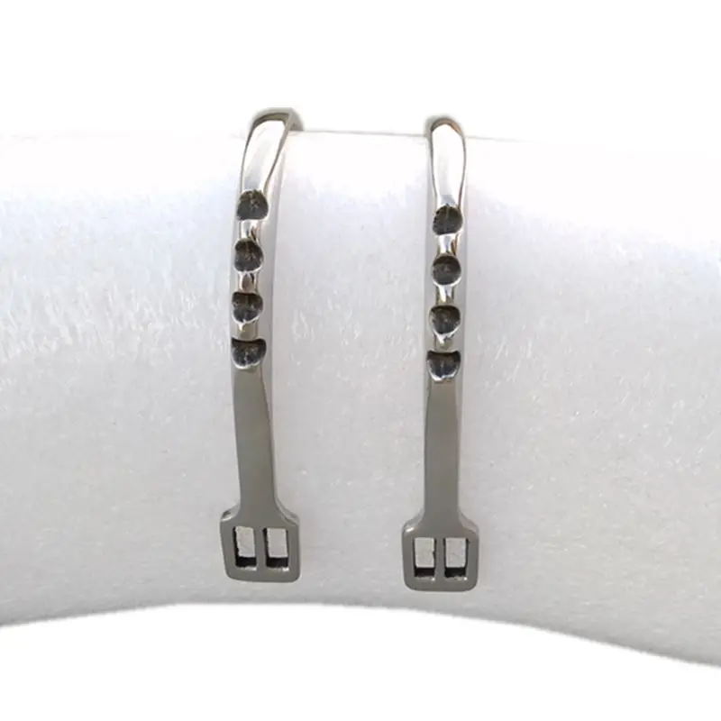Stainless Steel Spur 3 Teeth Thick Band Horse Riding Equipment
