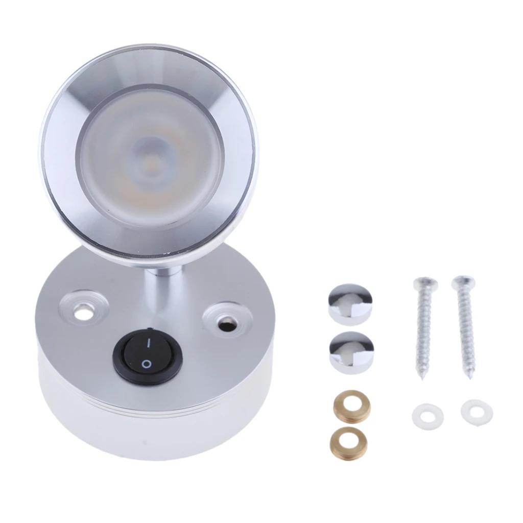 12V 3W Boat LED Spotlight Interior Reading Light Wall Lamp