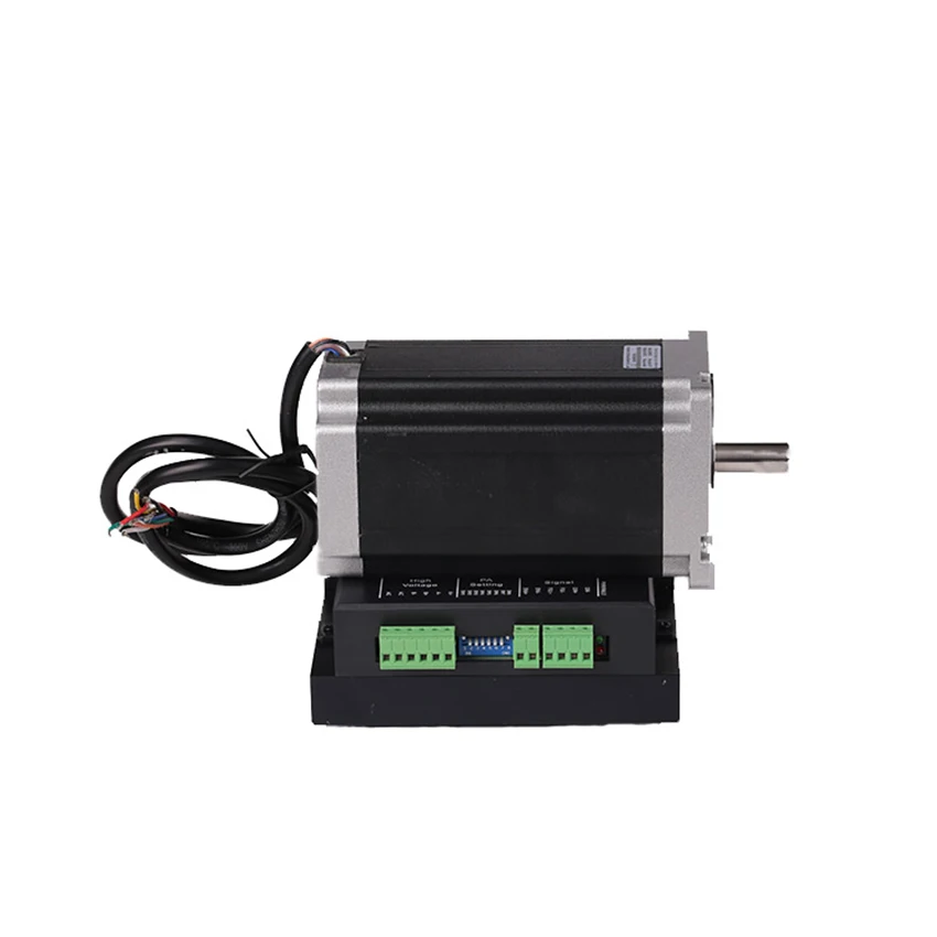 Шаговый двигатель Lichuan LC86HS128 + MC860H шаговый привод с 10N.m 6A D14/12 7 мм поддержка DSP для