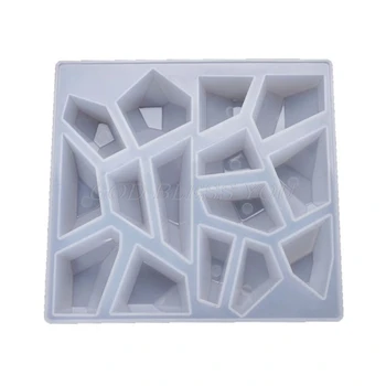 

Crystal Epoxy Resin Mold Irregular Stones Casting Silicone Mould Handmade DIY Crafts Ornaments Making Tools Drop Shipping