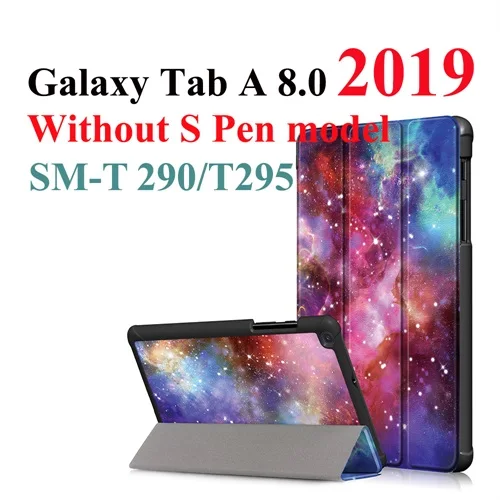2019 T290 T295 YHX Чехол для планшета для samsung Galaxy Tab A 8,0 чехол для SM-T290 T295 P200 P205 T387V T380 T385 T350 T355 - Цвет: 2019 T290 T295 YHX