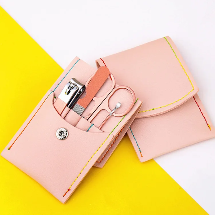 TXD 7-20Piece Manicure Tool Set Nail Clippers Dead Skin Nail Scissors Stainless Steel Nipper Tweezer Cuticle Remover Accessories