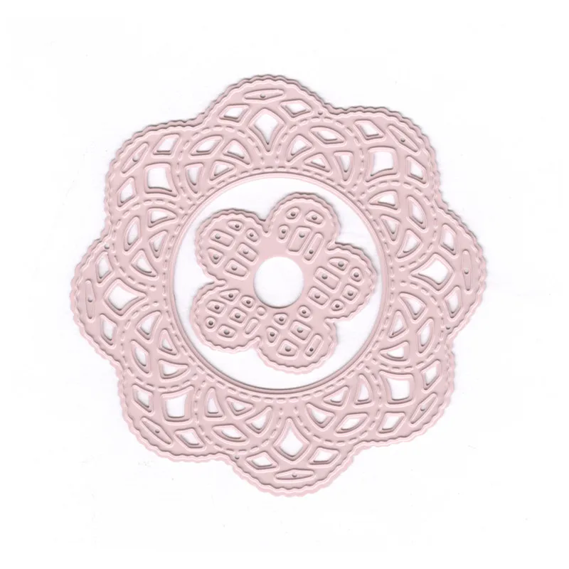 

YaMinSanNiO Hollow Flower Dies Metal Cutting Dies Embossing Stencil DIY Scrapbooking New Crafts Card Template Die Cuts