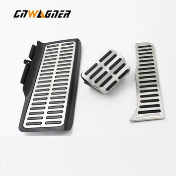 

Car AT MT Foot Rest Fuel Accelerator Brake Clutch Pedals Pads for Volkswagen VW Sagitar Passat B6 Touran kits Footrest Gas Pad