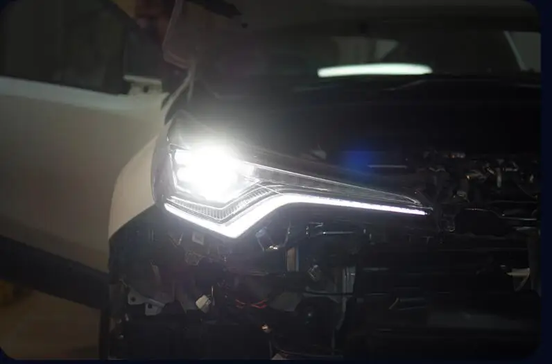 1 шт.~ 2019y Автомобильные фары для Toyota CHR CH-R CH R автомобильные аксессуары светодиод дневного света Противотуманные фары для CHR фары