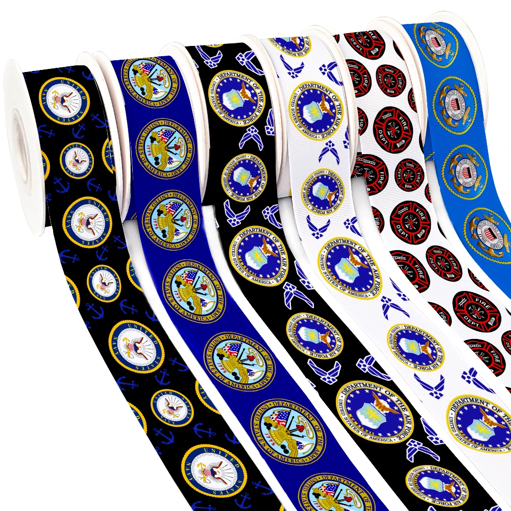 Символическая эмблема армии печатная корсажная лента/Атлас для упаковки