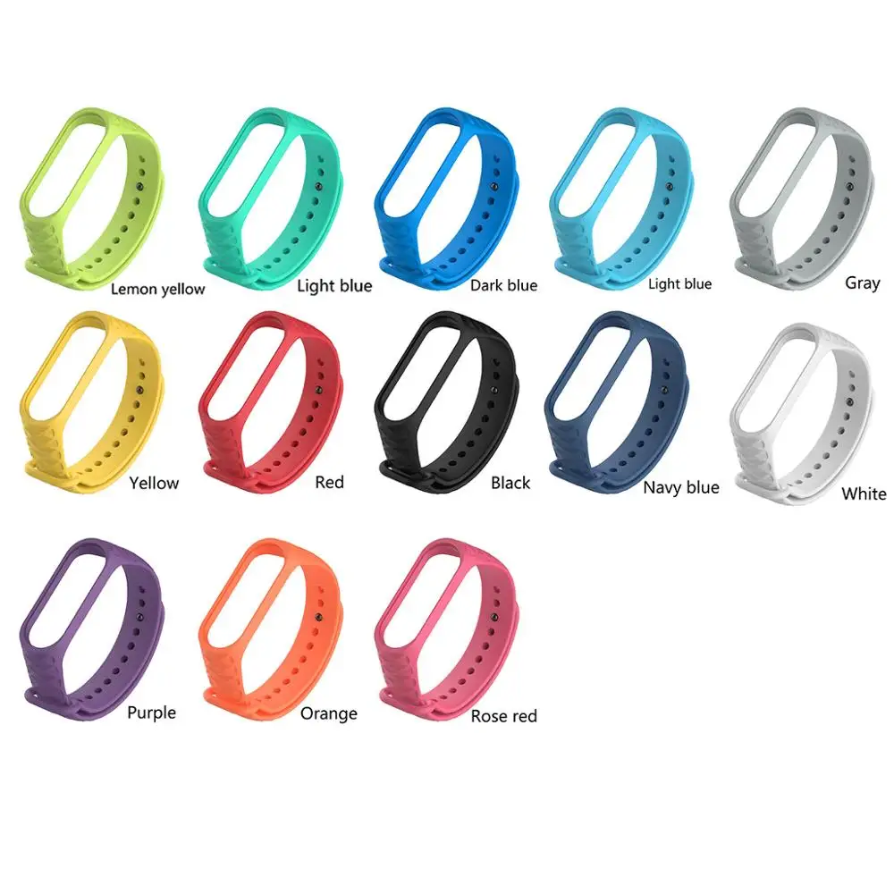 

For Xiaomi Mi Band 3 Strap Wrist Strap For Xiaomi Mi band Sport Silicone Bracelet For Mi band Replacement Of Mi Band 4 Strap