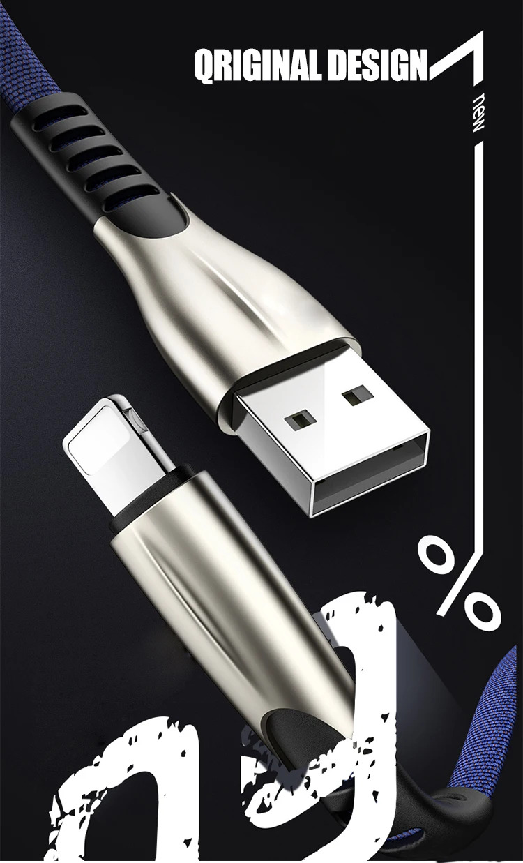 Usb-кабель для iPad iPhone Xs Max XR X 8 7 6 Plus для освещения Micro type-C кабели быстрой зарядки для Samsung Huawei HTC линия передачи данных