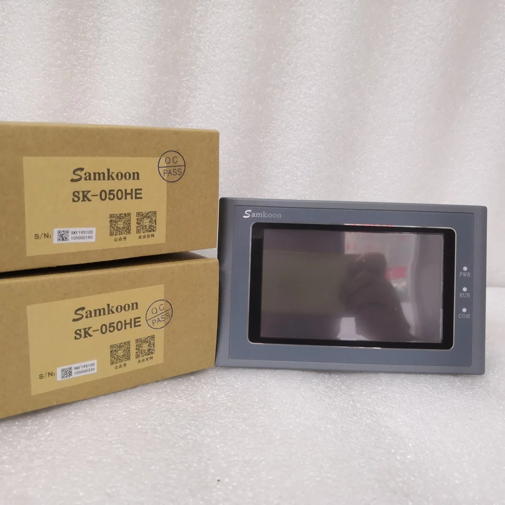 Сенсорный экран hmi TP сенсорный экран новый бренд Samkoon 5 дюймов для промышленный plc с RS232 + USB + сенсорная панель SK-050HE