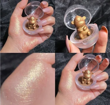 

Creamy Glitter Makeup Highlighter Bronzer Palette Glow Face Contour Shimmer Illuminator Highlight Cosmetic Bronzer Blush Blusher