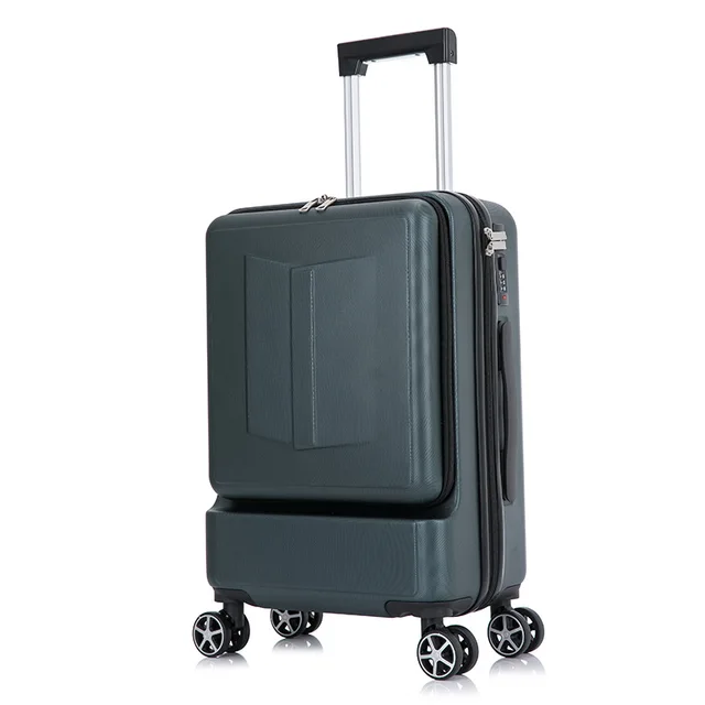 Travel Suitcase 24 Inch Front Pocket Rolling Luggage Trolley Password Box 20′ Boarding Suitcase men Women Travel Bag Trunk