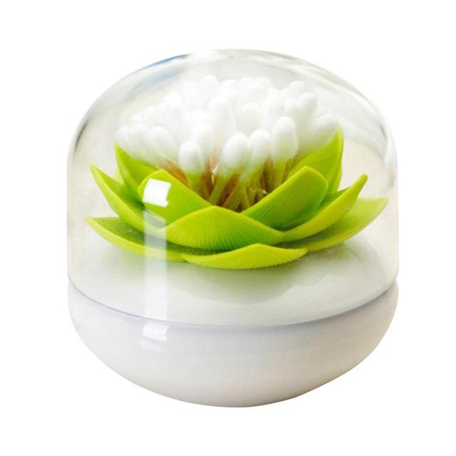 Toothpick Box Funny Storage Holder Cotton Swab Holder For Dining Room Bedroom Living Room (White Large Size)