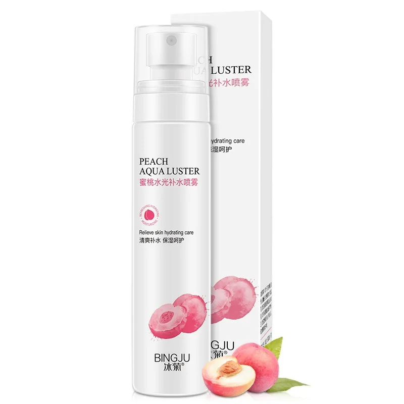 

Bing Ju Peach Water Light Moisturizing Spray Mitigate Dry Muscle Moisturizing Oil-control Moisturizing Makeup Skin Care Products