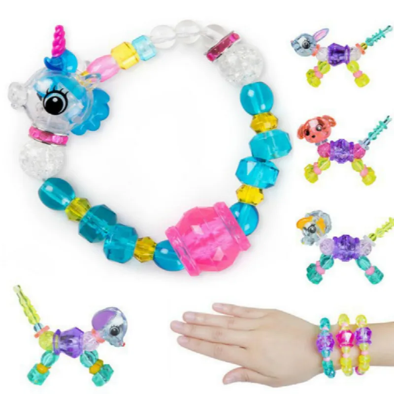 

Children's DIY magic animal various bracelets funny gadgets toys hand beaded magic education crafts for kids toys for children