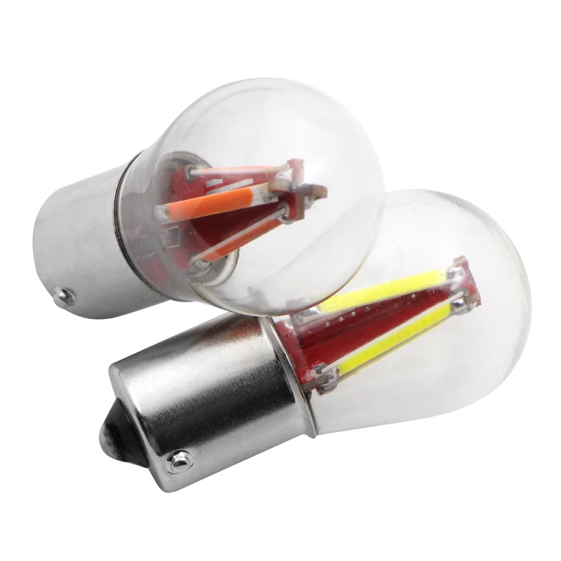 1 шт. BA15S P21W Светодиодные лампы bay15d автомобильные лампы 1156 1157 P21/5 W COB S25 тормозной Фары заднего хода поворотов парковки авто лампа белый цвет красный, желтый